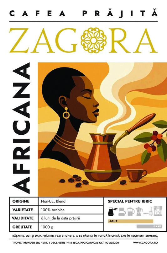 Africana - Light Roast - ZAGORA - Prajitorie de Cafea