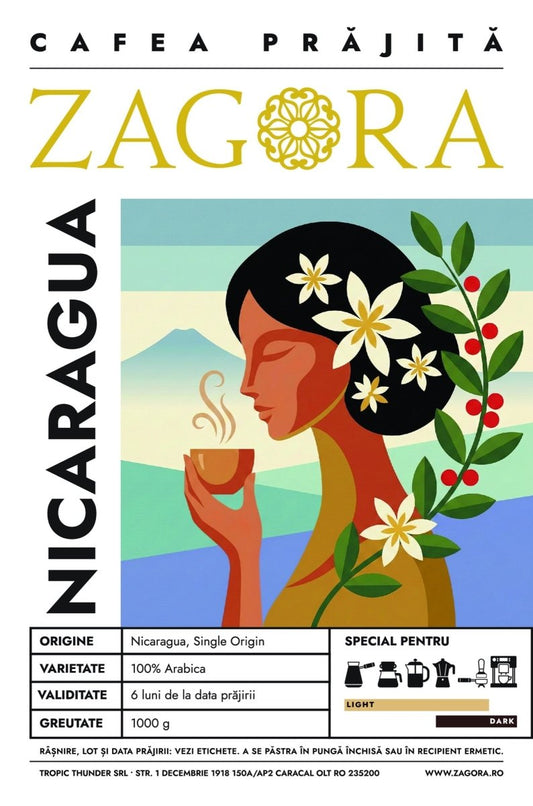 Nicaragua - Light Roast - ZAGORA - Prajitorie de Cafea