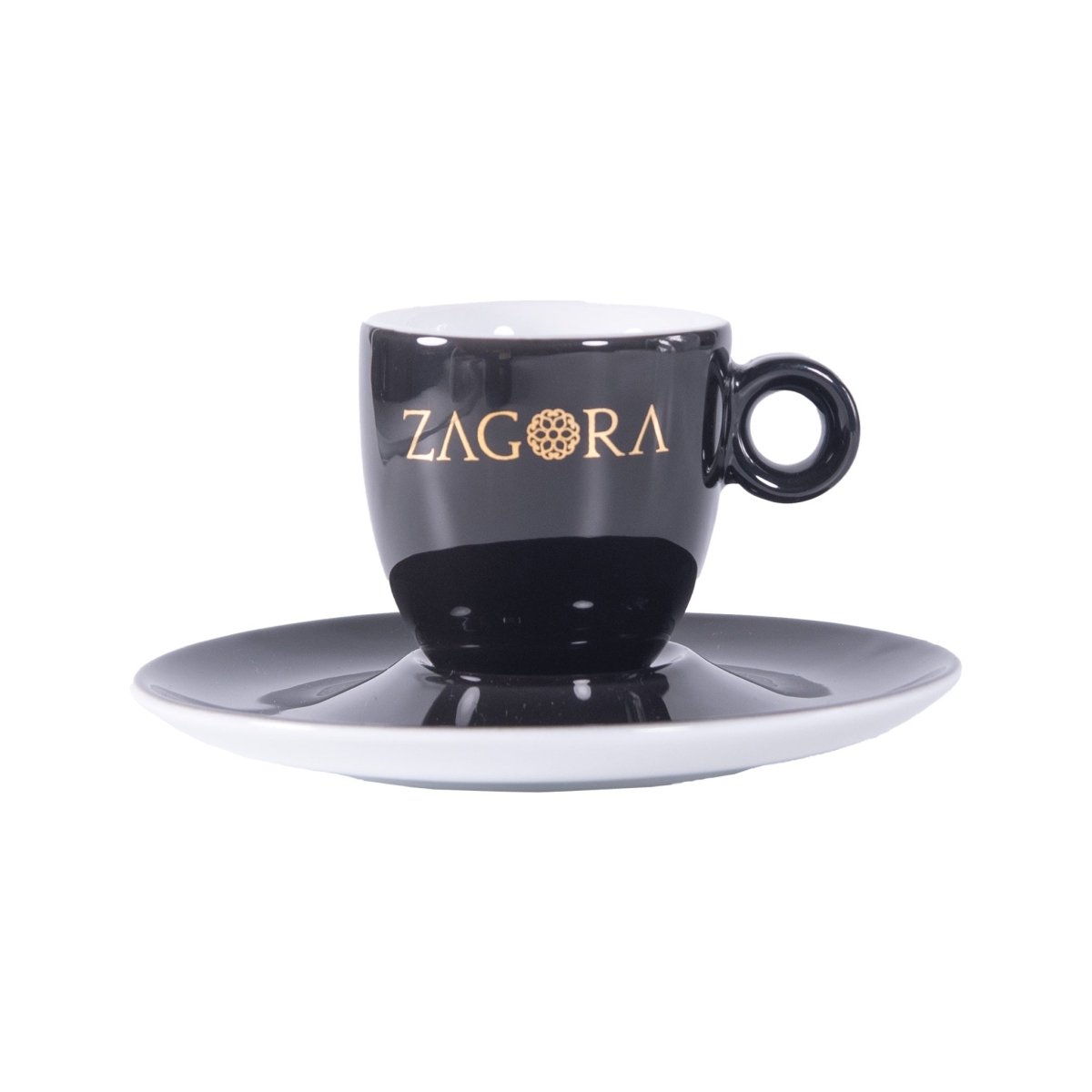 Set Espresso Porțelan Zagora 60ml — Ceașcă și Farfurie - ZAGORA - Prajitorie de Cafea