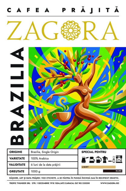 Brazilia - Light Roast - ZAGORA - Prajitorie de Cafea