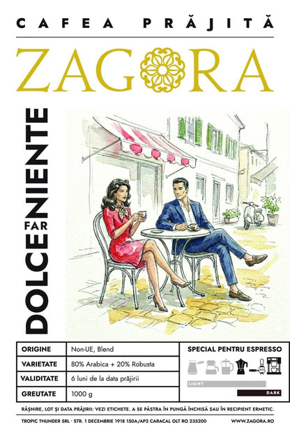 Dolce Far Niente - Dark Roast - ZAGORA - Prajitorie de Cafea